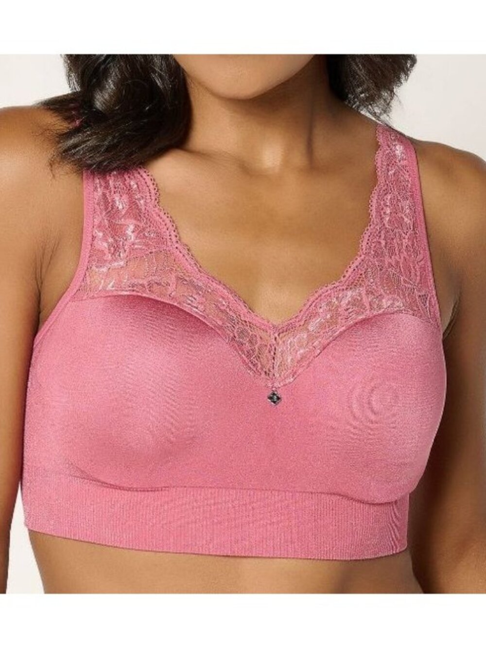 Breezies Natural Curves Seamless Wirefree Contour Bra 42C